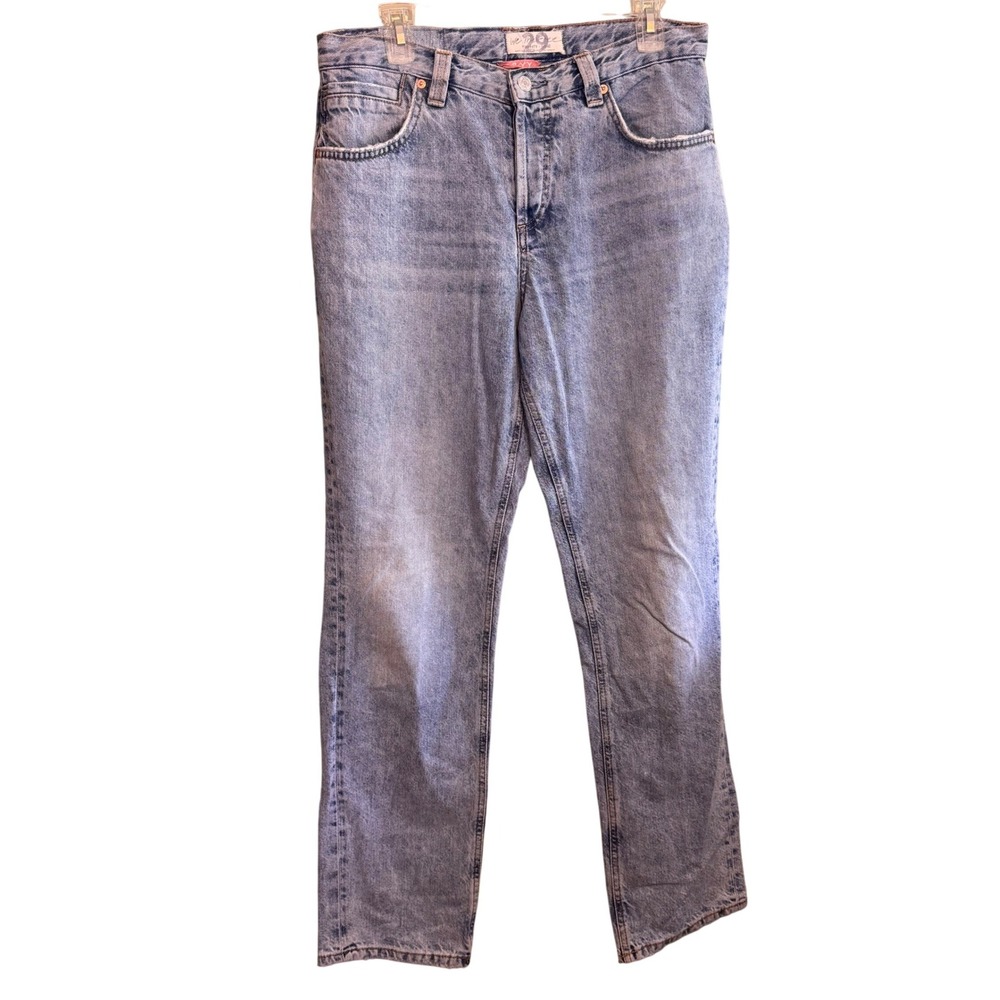 We The Free Free People Ivy Light Wash Straight Leg High Rise Jeans Blue Size 29